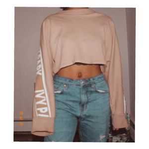 Ivy park long sleeve crop top